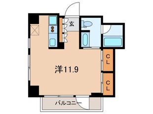 ブライトンコ－ト三田の物件間取画像